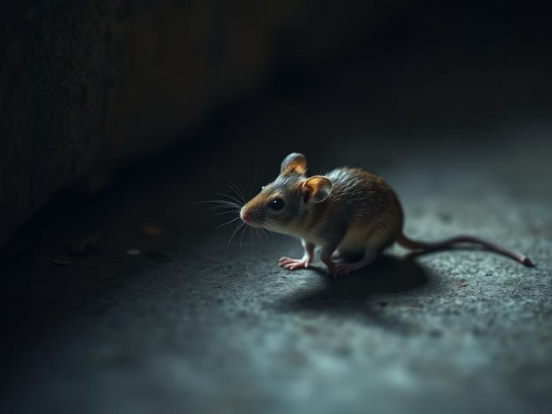 Myš ve sklepě — hubení hlodavců